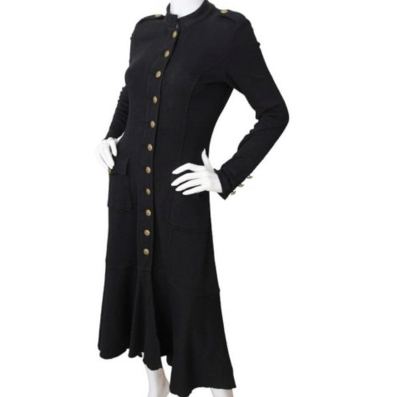 Ralph Lauren Denim and Supply Long Military Officer's Coat Sz:L - Picture 9 of 14